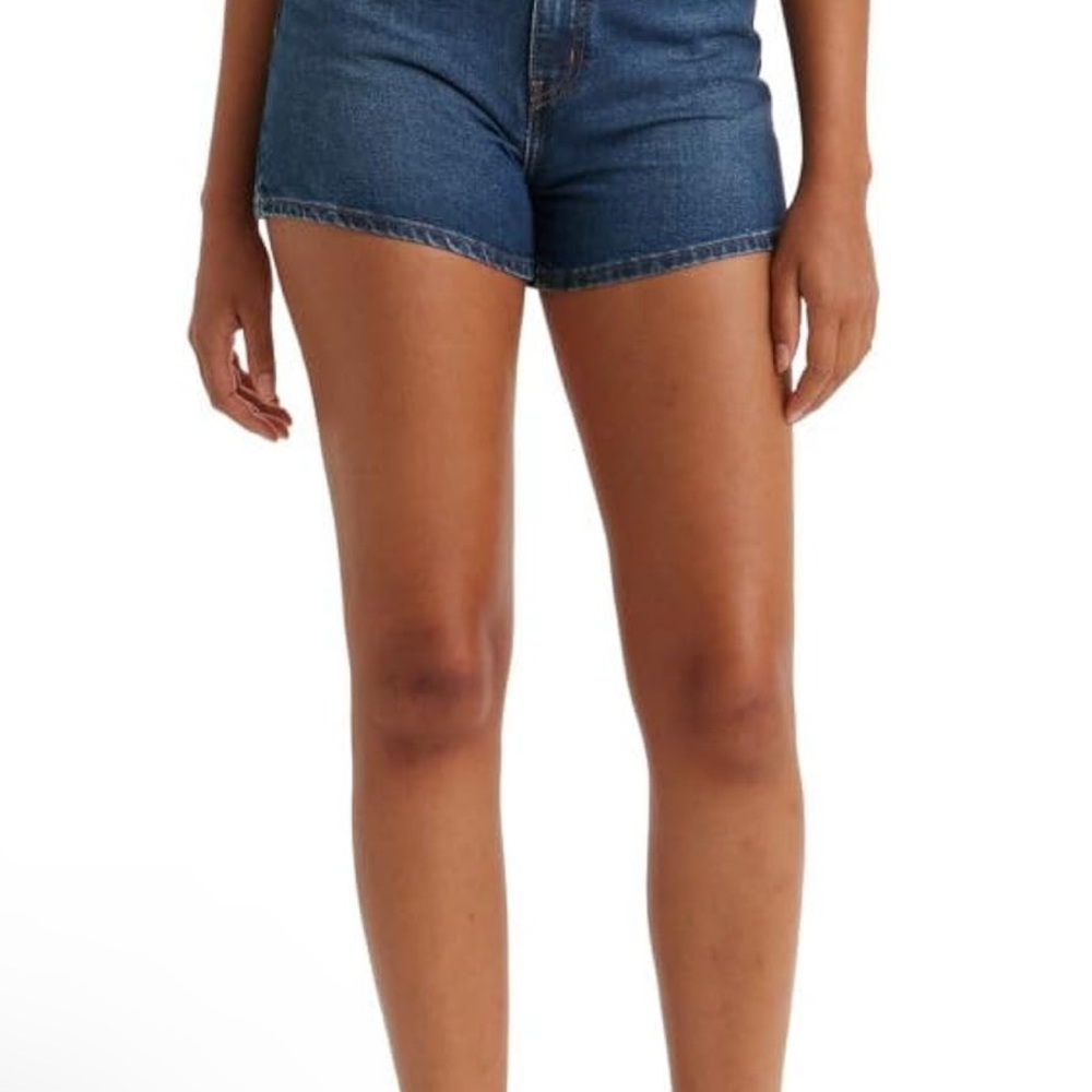 Levi's Denim High-Waisted “Mom” Shorts